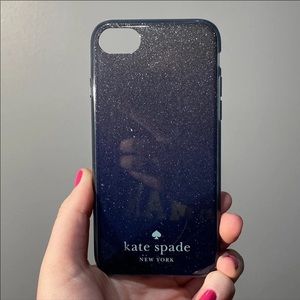 Kate Spade iPhone 7/8/SE Blue Sparkle Ombré